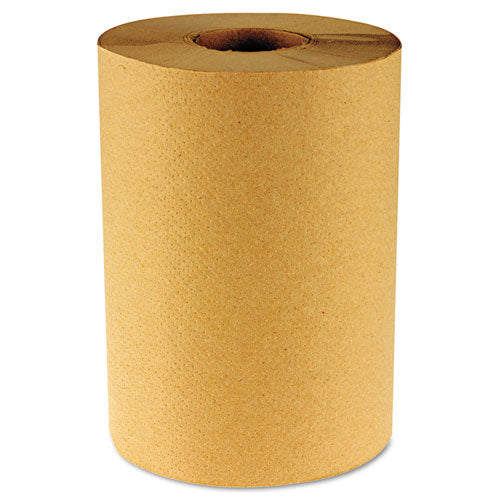 Hardwound Paper Towels, Nonperforated 1-ply Natural, 800 Ft, 6 Rolls-carton
