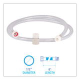 Pdc Hose Kit, 1-2" Hose Diameter, 6 Ft, Clear-green