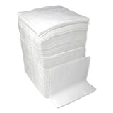 1-4-fold Lunch Napkins, 1-ply, 12" X 12", White, 6000-carton