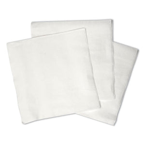 1-4-fold Lunch Napkins, 1-ply, 12" X 12", White, 6000-carton