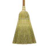 Corn-fiber Lobby Brooms, 36", Gray-natural, 12-carton