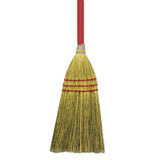 Corn-fiber Lobby Brooms, 36", Gray-natural, 12-carton