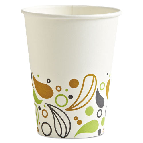 Deerfield Printed Paper Hot Cups, 12 Oz, 20 Cups-sleeve, 50 Sleeves-carton