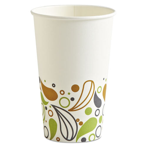 Deerfield Printed Paper Hot Cups, 16 Oz, 20 Cups-sleeve, 50 Sleeves-carton