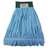 Microfiber Looped-end Wet Mop Heads, Medium, Blue, 12-carton, 12-carton