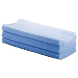 Hydrospun Wipers, Blue, 9 X 16.75, 100 Wipes-box, 10 Boxes-carton