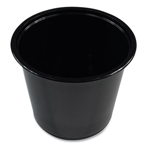 Souffle/portion Cups, 5.5 Oz Polypropylene, Black, 2,500/carton