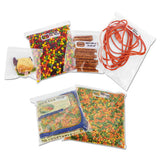 Reclosable Food Storage Bags, 1 Qt, 1.75 Mil, 7" X 8", Clear, 500-box