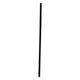Single-tube Stir-straws, 5 1-4", Black, 1000-pack, 10-carton