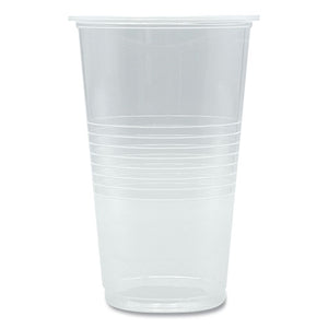 Translucent Plastic Cold Cups, 20 Oz, Clear, 1,000/carton