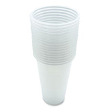 Translucent Plastic Cold Cups, 20 Oz, Clear, 50/pack