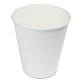 Paper Hot Cups, 8 Oz, White, 20 Cups-sleeve, 50 Sleeves-carton