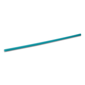 Marine Biodegradable Straws, 7.75", Pha, Ocean Blue, Wrapped, 375-box, 10 Boxes-carton