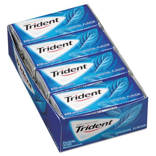 Sugar-free Gum, Original Mint, 14 Sticks-pack, 12 Pack-box