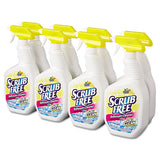 Scrub Free Soap Scum Remover, Lemon, 32oz Spray Bottle, 8-carton