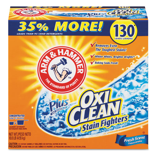 Power Of Oxiclean Powder Detergent, Fresh, 9.92lb Box, 3-carton