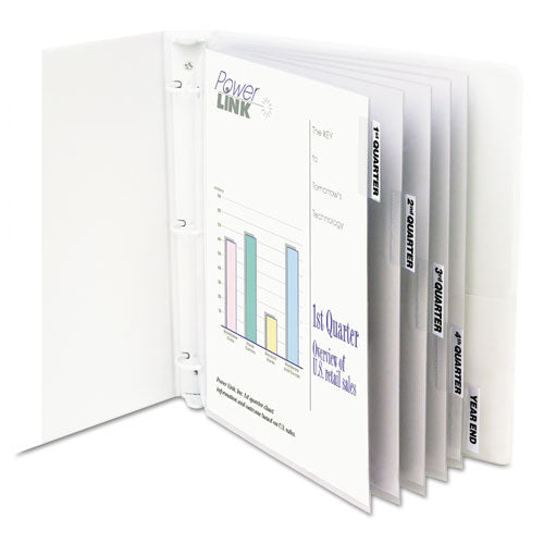Sheet Protectors With Index Tabs, Heavy, Clear Tabs, 2