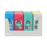 Slider Pencil Case, 11.43 X 9.5 X 0.6, Sandy Gray, Seafoam Green, Seaside Blue, Sunset Red, Sunny Yellow, 24-carton