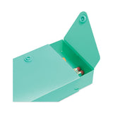 Slider Pencil Case, 11.43 X 9.5 X 0.6, Sandy Gray, Seafoam Green, Seaside Blue, Sunset Red, Sunny Yellow, 24-carton