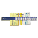 Heavy-duty Indexed Sorter, 31 Dividers, Alpha-numeric-months-dates-days, Letter-size, Blue Frame