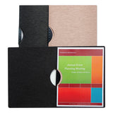 Modern Metallic Executive Style Report Cover, 8 1-2" X 11", Bronze, 5-pack