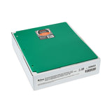 Two-pocket Heavyweight Poly Portfolio Folder, 3-hole Punch, 11 X 8.5, Green, 25-box