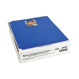 Two-pocket Heavyweight Poly Portfolio Folder, 3-hole Punch, 11 X 8.5, Blue, 25-box