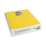 Two-pocket Heavyweight Poly Portfolio Folder, 3-hole Punch, 11 X 8.5, Yellow, 25-box
