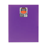 Two-pocket Heavyweight Poly Portfolio Folder, 11 X 8.5, Purple, 25-box