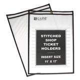 Shop Ticket Holders, Stitched, Both Sides Clear, 75", 11 X 17, 25-box