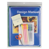 Heavyweight Industrial Poly Zip Bags, 8 1-2 X 11, 50-bx