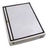 Shop Ticket Holders, Stitched, Both Sides Clear, 75 Sheets, 12 X 9, 25-box