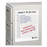 Peel And Stick Dry Erase Sheets, 8 1-2 X 11, White, 25 Sheets-box