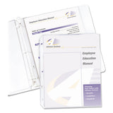 Super Heavyweight Poly Sheet Protectors, Non-glare, 2", 11 X 8 1-2, 50-bx