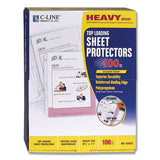 Heavyweight Polypropylene Sheet Protectors, Clear, 2", 11 X 8 1-2, 100-box
