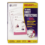 Heavyweight Polypropylene Sheet Protectors, Non-glare, 2", 11 X 8 1-2, 100-bx