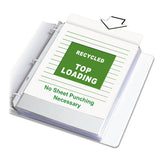 Recycled Polypropylene Sheet Protectors, Reduced Glare, 2", 11 X 8 1-2, 100-bx