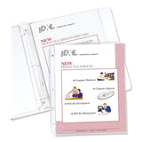 Standard Weight Polypropylene Sheet Protectors, Non-glare, 2", 11 X 8 1-2, 50-bx