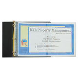 Panoramic Fold-out Poly Sheet Protectors, Center Loading, Clear, 17 X 11, 25-bx