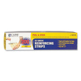 Self-adhesive Reinforcing Strips, 10 3-4 X 1, 200-box