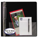 Peel And Stick Add-on Filing Pockets, 25", 11 X 8 1-2, 10-pack