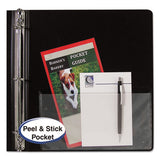 Peel And Stick Add-on Filing Pockets, 25", 11 X 8 1-2, 10-pack
