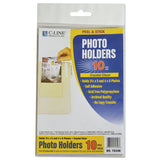 Peel And Stick Photo Holders, 4 3-8 X 6 1-2, Clear, 10-pack