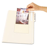 Peel And Stick Photo Holders, 4 3-8 X 6 1-2, Clear, 10-pack