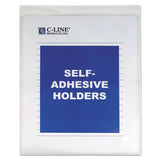 Self-adhesive Shop Ticket Holders, Super Heavy, 50 Sheets, 9 X 12, 50-box
