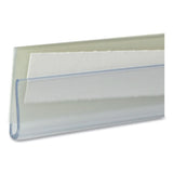 Shelf Labeling Strips, Side Load, 4 X 7-8, Clear, 10-pack