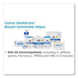 Bleach Germicidal Wipes, 12 X 12, Unscented, 110-refill, 2-carton