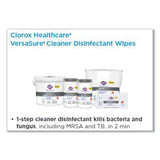 Versasure Cleaner Disinfectant Wipes, 1-ply, 6 3-4" X 8", White, 85 Towels-can