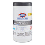 Versasure Cleaner Disinfectant Wipes, 1-ply, 6.75" X 8", White, 85-canister, 6 Canisters-carton