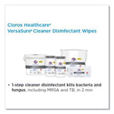 Versasure Cleaner Disinfectant Wipes, 1-ply, 6 3-4" X 8", White, 150 Towels-can